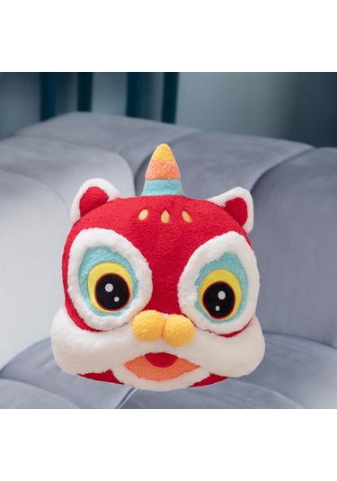 Suntek Ay Yılı Dekorasyonu Nimet Hatıra Güzel Dekor Çin Yeni Kırmızı Aslan Kafası