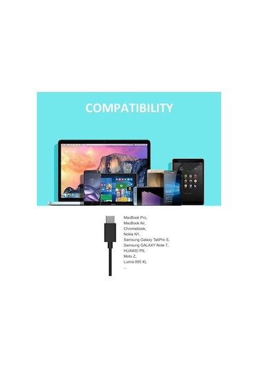 Omars Usb Type-C Şarj Ve Data Kablosu - 90Cm