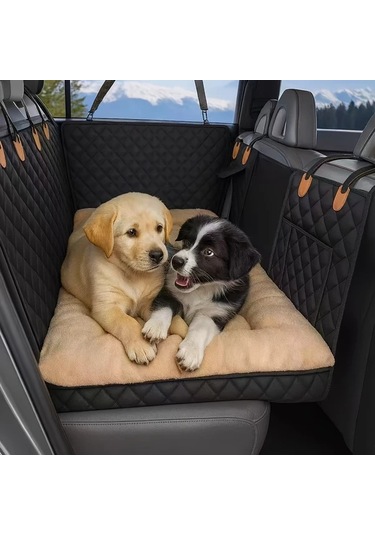 Willowhaven Gri Oto Koltuk Köpek Minderi Kalın Yumuşak Tüm Araçlar Ve Irklar İçin Kolay Temizlenir