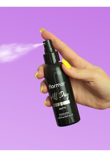 Flormar Doğal Bitişli Makyaj Sabitleyici Sprey - All Day Fix Setting Spray - 000 - 8682536023085
