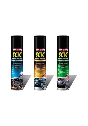 Mafra Scıc Oto Torpido ve Plastik Aksam Koruma & Parlatıcı Sprey Scıc Blue 600 Ml