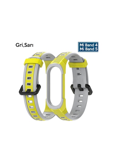 Mijobs Xiaomi Mi Band 5-4 Çift Renk Kayış Kordon (258825908)