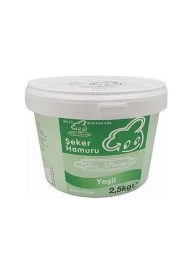 Dr Paste Şeker Hamuru  2,5 kg - Yeşil