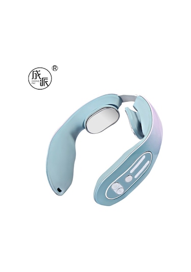 Yifomall Ergonomik Boyun Masaj Cihazı: 4 Mod, 12 Şiddet Seviyesi, Infrared Isıtma Ve Usb Şarj Özellikli Mikroakım Dövülme Aleti Mavi