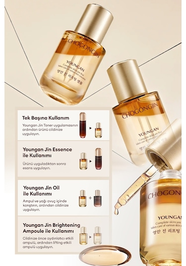 Sıkı Görünüm Sunan Nemlendirici Ampul Chogongjın Youngan Jin  Ampoule