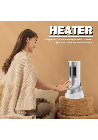 Jialan Jl Masaüstü Sıcak Havalı Isıtıcı İki Dişli Isınma Fan 1200W