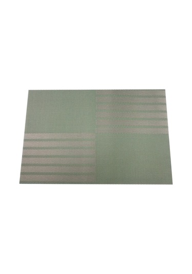 Yeşil 4 Adet Placemats Yemek Masası Yer Paspasları Seti Kaymaz Yalıtım Pvc Yerleştirme Su Geçirmez Isıya Dayanıklı Mutfak Masa Paspasları Yeşil