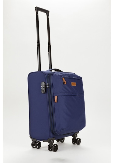 Unisex Kabin Boy Kumaş Valiz 028-03 Lacivert