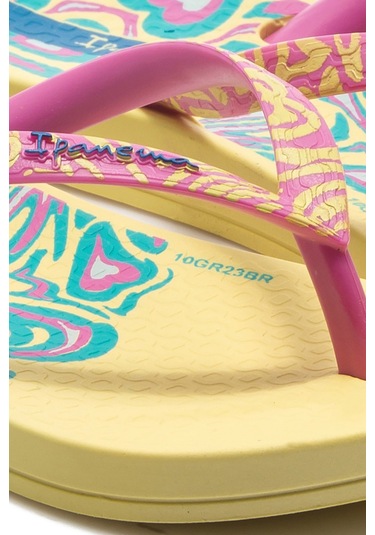 Nostalgic Hearts Çocuk Parmak Arası Terlik Sarı 25/35 Sari