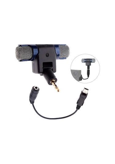 Xindoker 360 Ses Kaydeden Taşınabilir Stereo Mikrofon - Gopro Ve Akıllı Telefonlar İçin Usb Adaptörlü