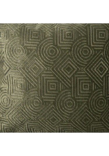 Sezyon Mira Desenli 45 45 Yeşil Kırlent Kılıfı Yeşil