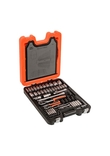 Bahco S106 Lokma ve Anahtar Seti 1/4”, 1/2'' - 106 Parça