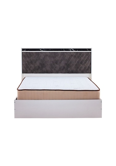 Beyaz Avrupa 150x200 Çift Kişilik Yatak Seti - Yatak / Baza / Başlık