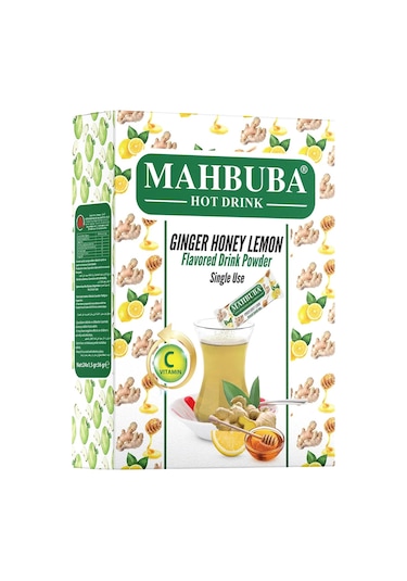 Mahbuba Tek İçimlik Zencefil Bal Limon Aromalı Oralet Çayı 24 x 1.5 G