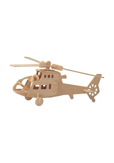 3d Ahşap Puzzle Helikopter Maketi