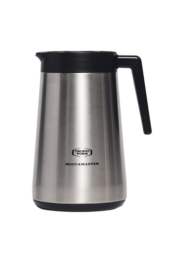 Paslanmaz Çelik Termos, 1.25 L Kapasite, Gümüş Siyah