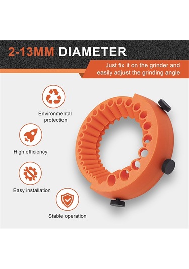 Matkap Ucu Bileyici 1/16 İnç - 1/2 İnç Tüm Uçlar İçin, Öğütücüyle Çalışan