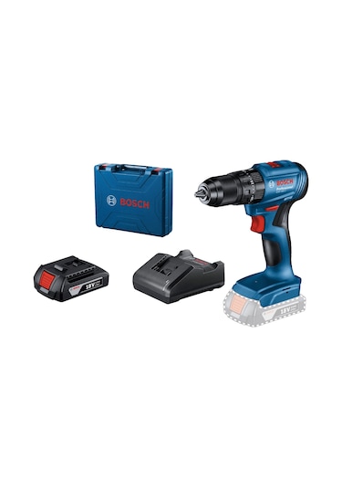 Bosch Professional GSB 185-LI 2.0 Ah Tek Akülü Darbeli Matkap Vidalama - 06019K3101