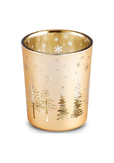 Karaca  Oren Cam Mumluk Gold 5,5 x 6,5 cm