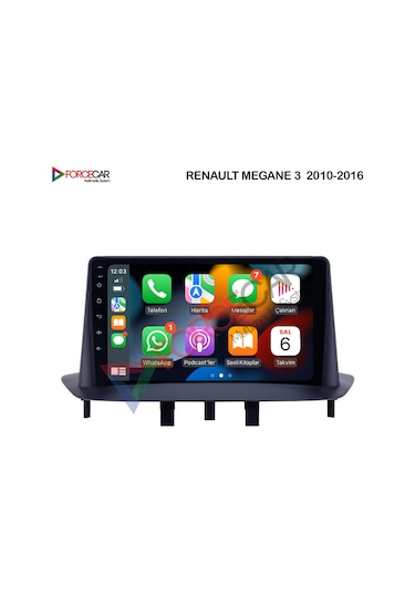 RENAULT FLUENCE ANDROİD MULTİMEDYA 2_32 KABLOSUZ CARPLAY