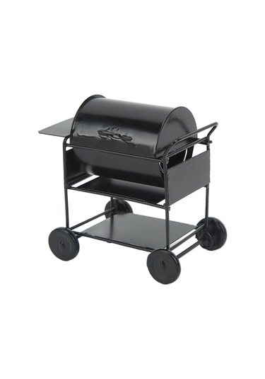 Geekyou Küçük Boyutlu Demir Mini Barbekü Arabası, 1/10 Rc Kralıcılar İçin Gerçekçi Dekorasyon Aksesuarı, Dayanıklı Ve Canlı Görünüm