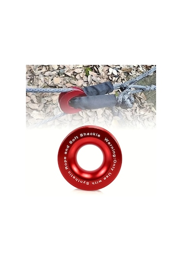 Willowhaven Siyah 41000lbs Çekme Halatlı Kurtarma Halkası Atv Utv Suv Kamyon Off-road