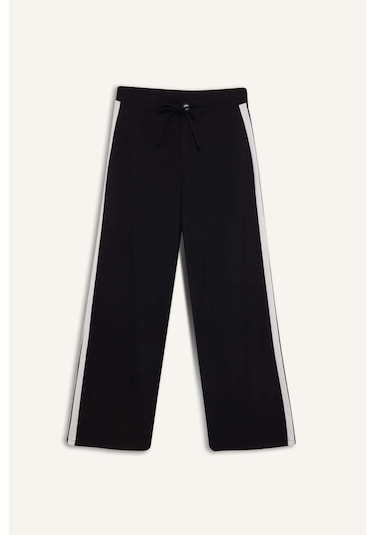 DeFacto Coool Wide Leg Kumaş Pantolon Geniş Paça Normal Bel E1369AX24WNBK27 DeFacto Coool Wide Leg Kumaş Pantolon Geniş Paça Normal Bel E1369AX24WNBK27