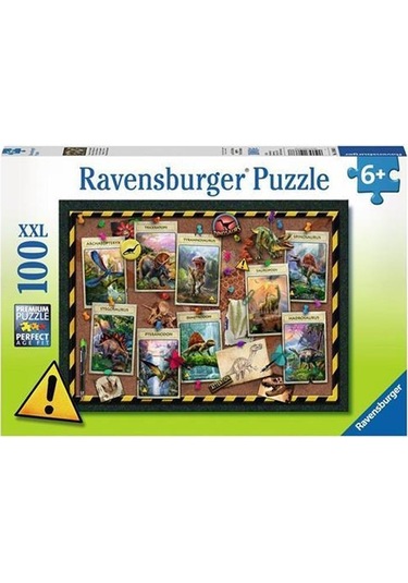 Ravensburger 100 Parça Puzzle Dinosaurs 108688