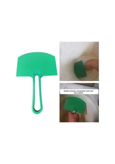 1/2 Kavisli Namlu Şekilli Mala Macun Bıçağı Sıva Mala Alçıpan Çok Renkli