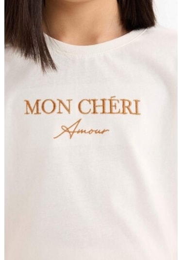 DeFacto Kız Çocuk 2'li Takım Baskılı Kolsuz Tişört Şort Etek E1260A825SMER233 Ekru DeFacto Kız Çocuk 2'li Takım Baskılı Kolsuz Tişört Şort Etek E1260A825SMER233 Ekru