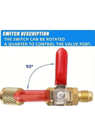 Pazly R410a Kompakt Top Valfi 1/4 Sae, 1/4 Sae Erkek, 3 Parça Hvac Adaptörleri, R134a, R12, R22, R502 - Guangdong Menşeli Kaliteli Metal Malzemeli