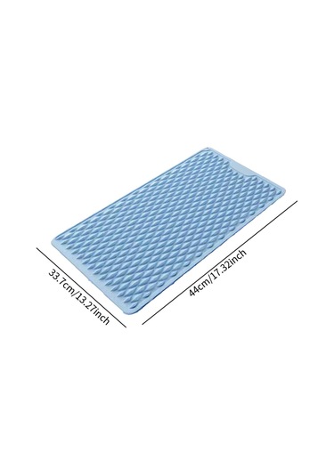 Suntek Ayak Masaj Aleti Hafif Kompakt Akupresür Matı Fitness Mavi