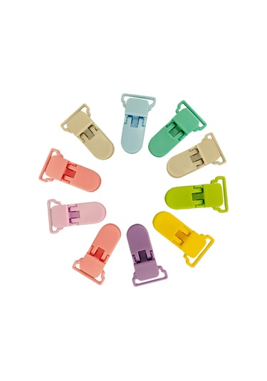 Sones 10 Adet Bebek Emziği Düşmeye Karşı Zincir Klipsleri Karikatür Timsah Klipsleri Emzik Kelepçeleri Renk Rastgele Gönderim