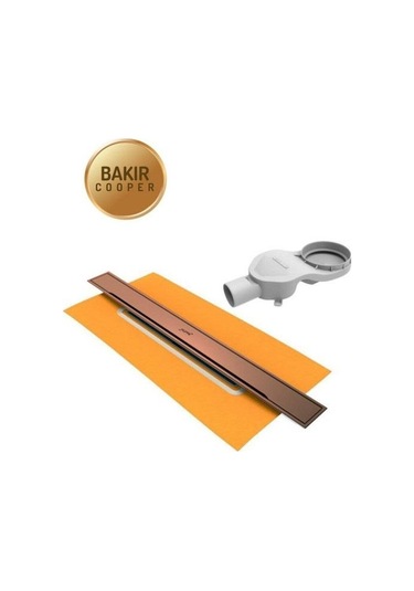 Hüppe Duş Kanalı 60 Cm Galata A Parlak Bakır Yan.ç Yandan Çıkışlı 47h00210000pb014