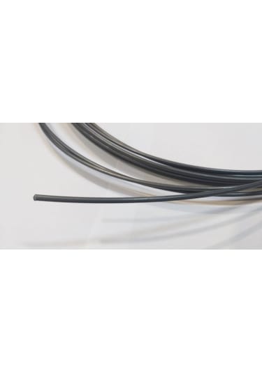 3 MM ÇAPNDA ÇELİK YAYLIK SERT TEL 10 METRE BOYUNDA SİYAH RENK