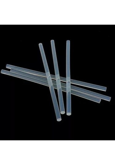 10 Adet, Ince Silikon, Sıcak Silikon, 7 Mm, Şeffaf Mum Silikon,