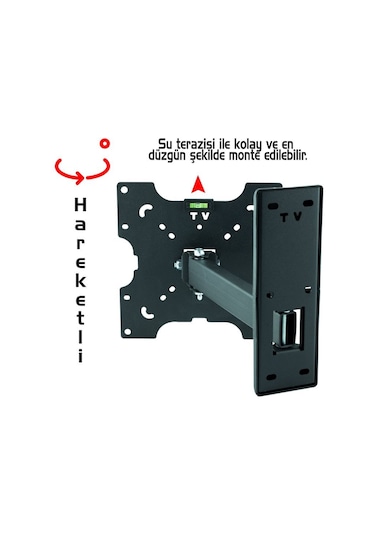 22 32 İnch Arası Lcd Led Tv Hareketli Duvar Askı Aparatı