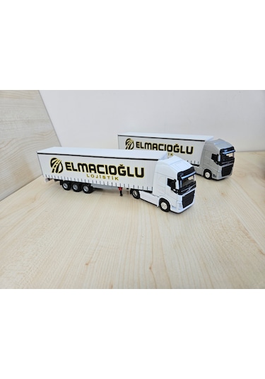 1/64 Ölçek Gri Volvo Fh4 Tır Maketi 25 Cm Boy