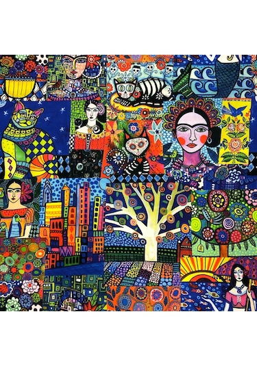 Döşemelik Kumaş Dijital Baskı Frida Kahlo Desen