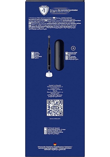 Oral B Io 2 Serisi Şarjlı Diş Fırçası Siyah + Seyahat Kabı