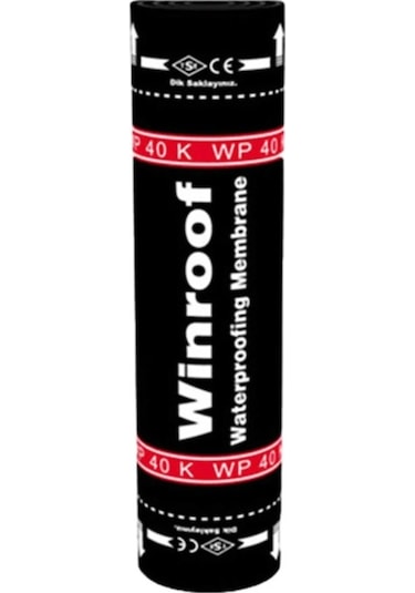 Winroof Wp40k Arduazlı Kumlu Rulo Membran, Kırmızı, -10c, 1 Rulo 10 M2, Kapatır.
