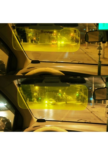 Konesam A Tipi Otomobil Güneş Görünürlüğü Engelleyici Gündüz/gece Kullanıma Uygun Sürücü Göz Koruyucu Aksesuarı