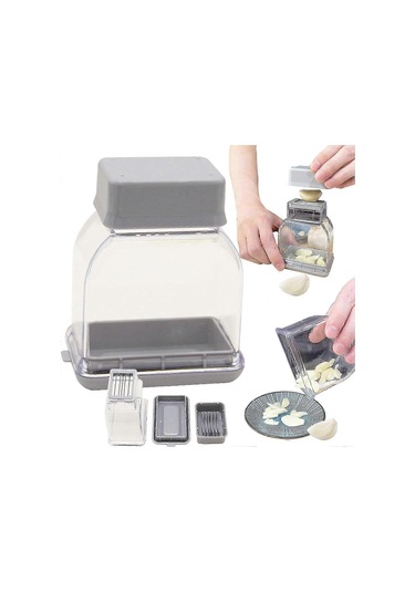 Sarımsak Dilimleyici - Eşit Dilimlenmiş Sarımsak Dilimleyici - Sü Çok Renkli