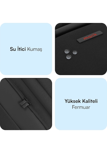 Mack Mcc-807 18 Business X Notebook Sırt Çantası Siyah siyah