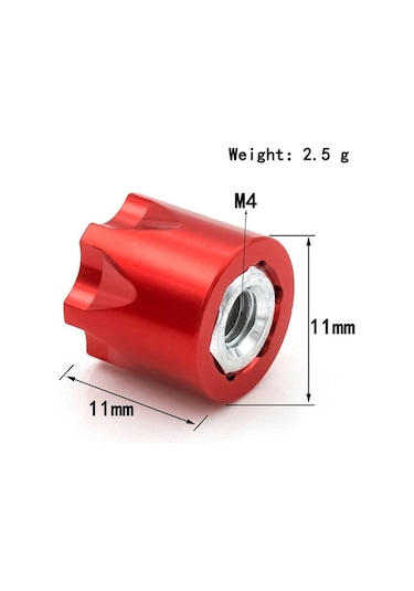 Pazly Yedek Vida Trax4, Scx10, Redcat Parçası M4 Kapağı Jant İçin Gen8 Geeroyoo Alüminyum Adet 4 - Ls