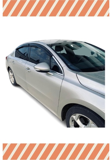 Peugeot 508 2010-2018 Modellerine Özel 4'lü Mügen Tip Cam Rüzgarlığı