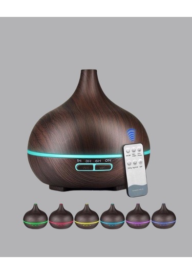 Aromaterapi Difüzörü 550 Ml Ultrasonik Nemlendirici Otomatik Kapa