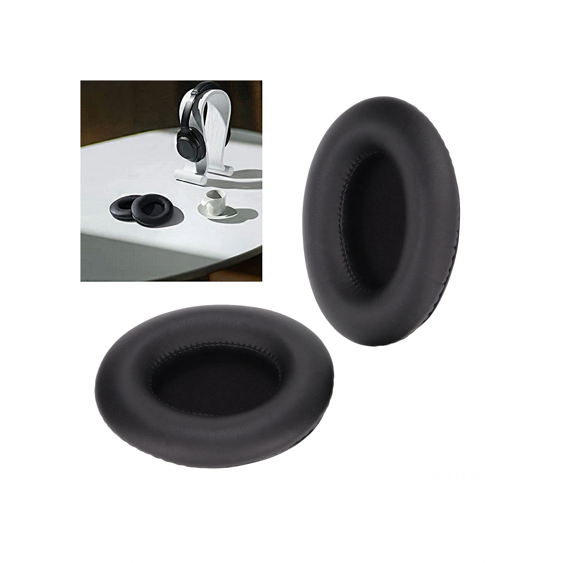 Shineyee Taotronics Tt-bh060 Kulaklık İçin Protein Deri + Sponge Yer Değiştirme Kulak Yastığı, Yüksek Yoğunluklu Bellek Köpüğü, Konfor Ve Ses Yalıtımı, Kolay Kurulum