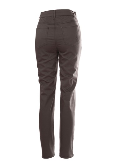 Seleste Minimalist Yüksek Bel Kadın Pantolon - Regular Fit - Günlük & Ofis Haki