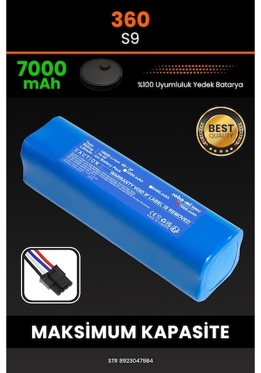 360s9 7000.mah Robot Süpürge Bataryası